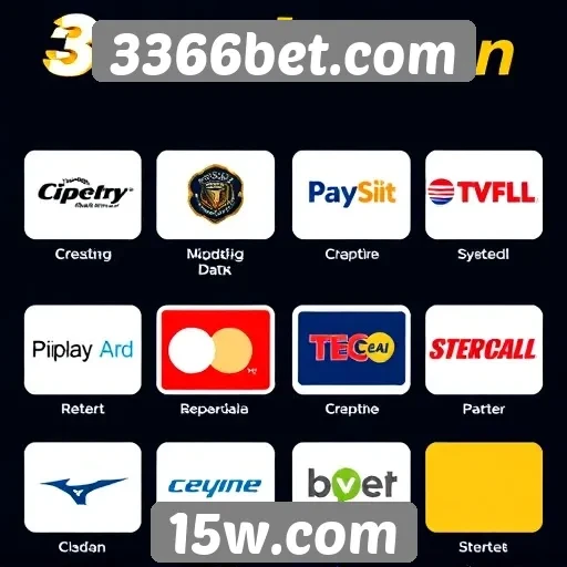 Métodos de pagamento disponíveis em 3366bet.com