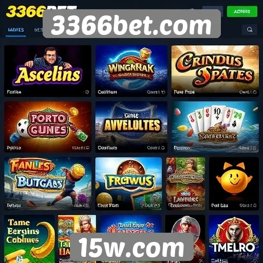 Jogos populares disponíveis em 3366bet